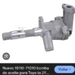 BOMBA ACEITE,TOYOTA 2200 1Y, 2 Y, 3Y, 4Y, Hilux 1.6 1984-1988
